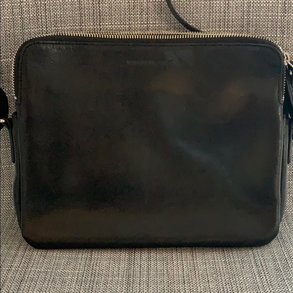 Banana Republic black leather purse - Picture 1 of 7